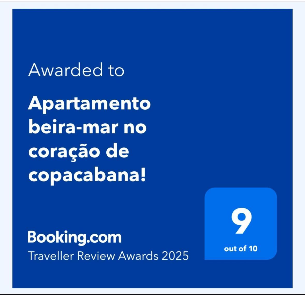 Apartamento Beira-Mar No Coracao De Copacabana! Rio de Janeiro Esterno foto